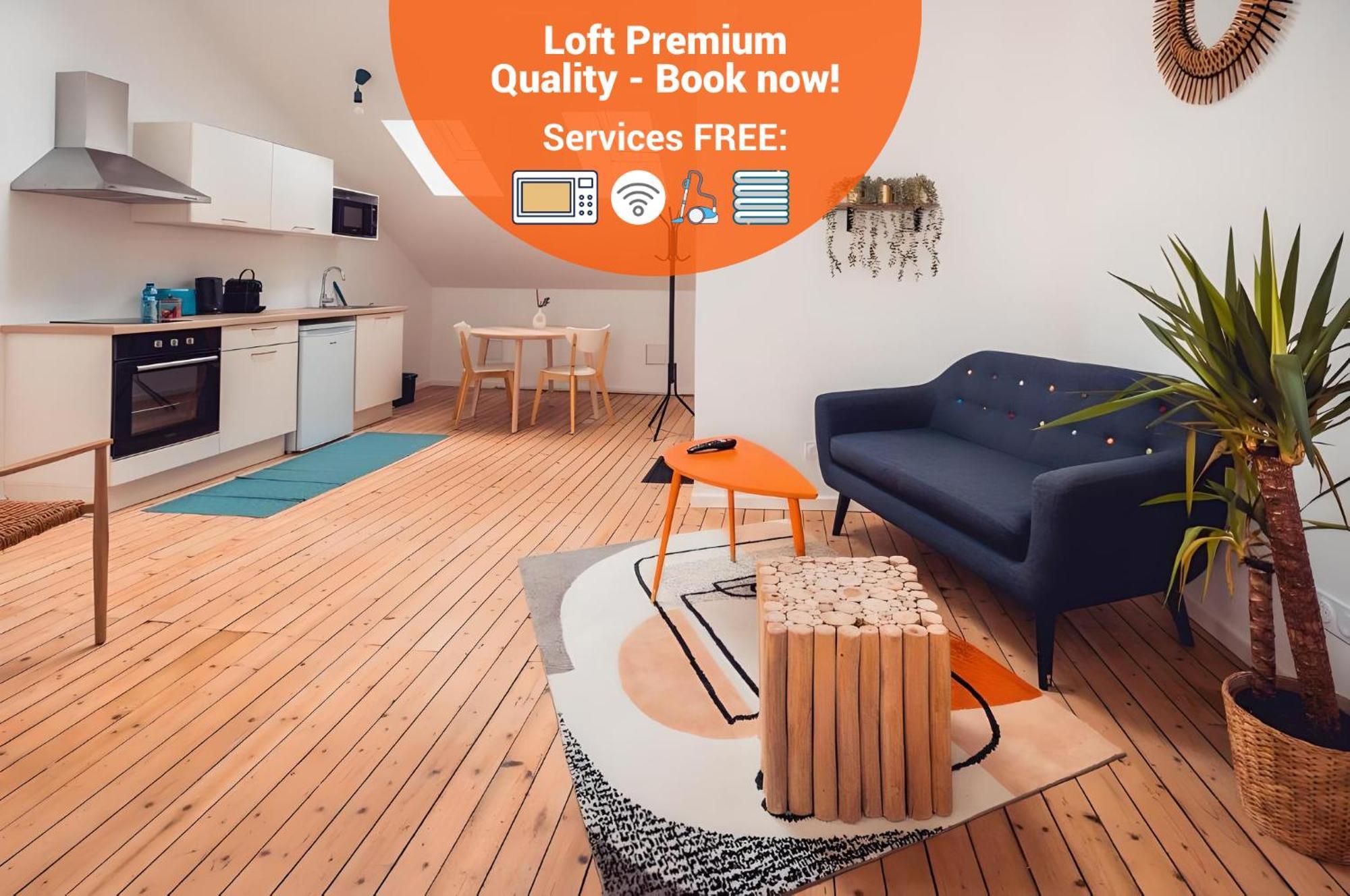 Loft Lumineux Tres Spacieux - Parking Gratuit Шатору Екстер'єр фото
